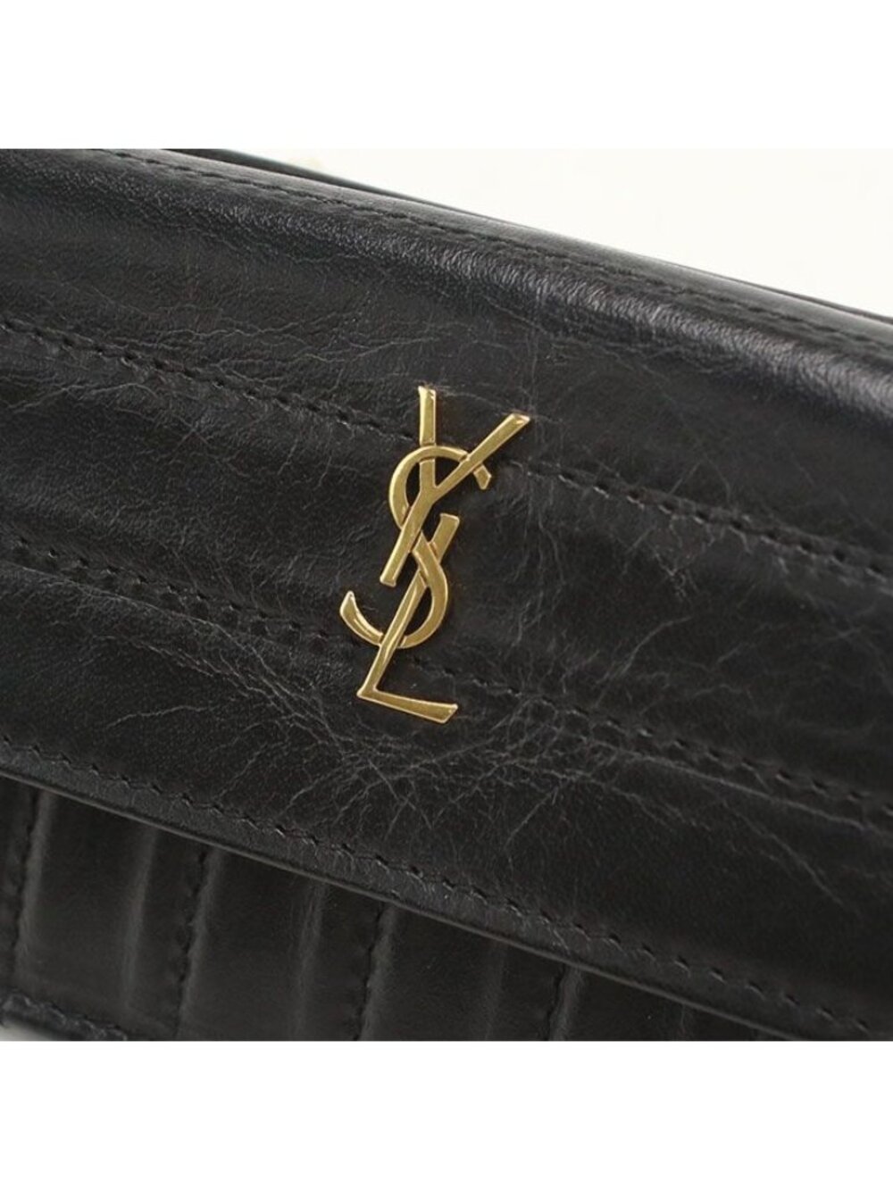Saint Laurent Fragment Case Card Coin Calfskin - Picture 3 of 6